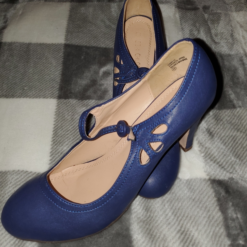 Blue ModCloth Jive O'Clock Somewhere shoes (10)